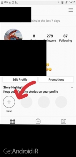 آموزش اضافه کردن هایلات در اینستاگرام