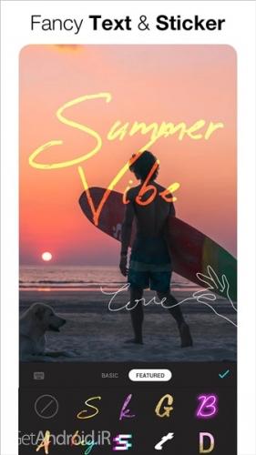 دانلود برنامه ویرایش عکس Photo Editor Filters Effects Presets Lumii اندروید
