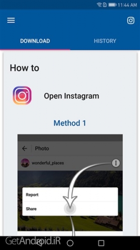 دانلود برنامه Video Downloader - for Instagram Repost App اندروید