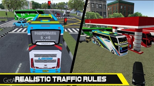 دانلود بازی Mobile Bus Simulator اندروید