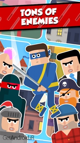 دانلود بازی Mr Ninja Slicey Puzzles اندروید