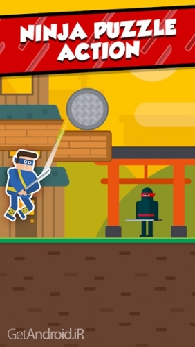 دانلود بازی Mr Ninja Slicey Puzzles اندروید