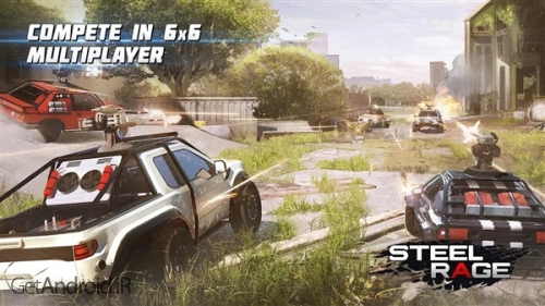 دانلود بازی Steel Rage Mech Cars PvP War اندروید