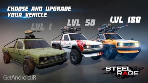 دانلود بازی Steel Rage Mech Cars PvP War اندروید
