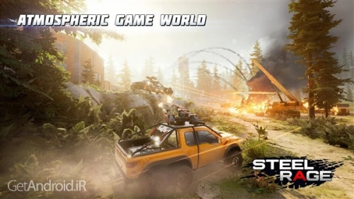 دانلود بازی Steel Rage Mech Cars PvP War اندروید