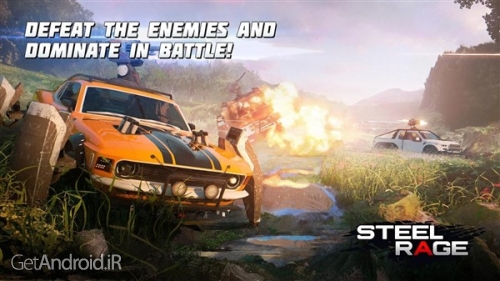 دانلود بازی Steel Rage Mech Cars PvP War اندروید