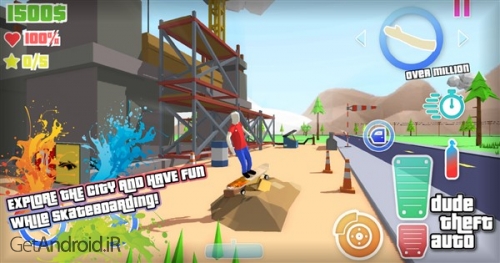 دانلود بازی Dude Theft Wars Open World Sandbox Simulator BETA اندروید