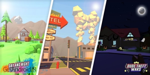 دانلود بازی Dude Theft Wars Open World Sandbox Simulator BETA اندروید