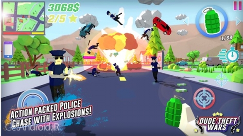 دانلود بازی Dude Theft Wars Open World Sandbox Simulator BETA اندروید