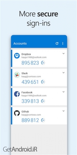 دانلود برنامه Microsoft Authenticator اندروید
