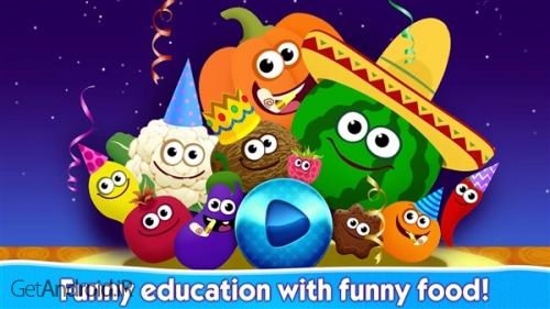 دانلود بازی Funny Food educational games for kids toddlers اندروید