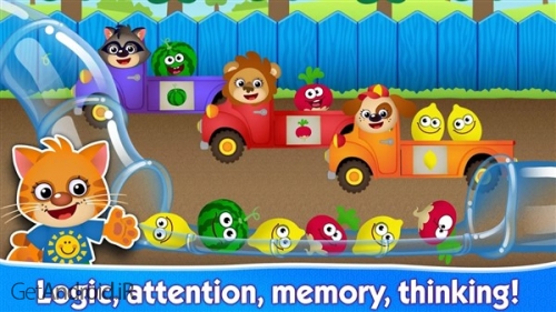 دانلود بازی Funny Food educational games for kids toddlers اندروید