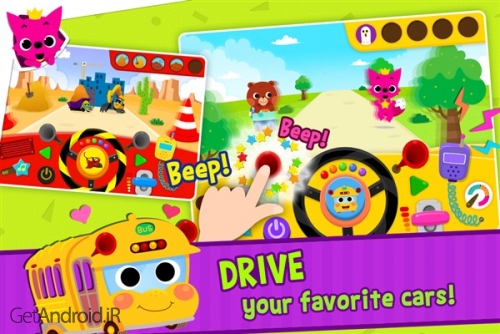 دانلود بازی PINKFONG Car Town اندروید