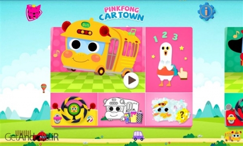 دانلود بازی PINKFONG Car Town اندروید