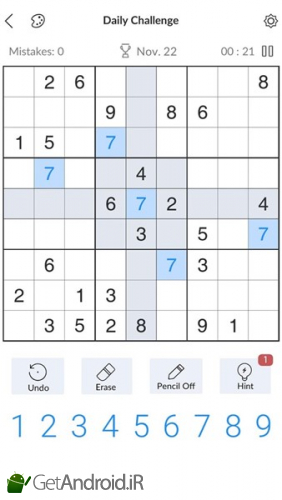 دانلود بازی Sudoku - Free Classic Sudoku Puzzles اندروید