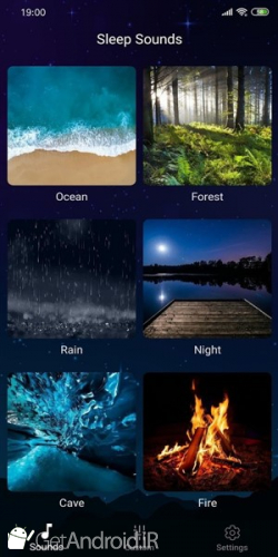 دانلود برنامه Sleep Sounds Relax Sleep Relaxing sounds اندروید