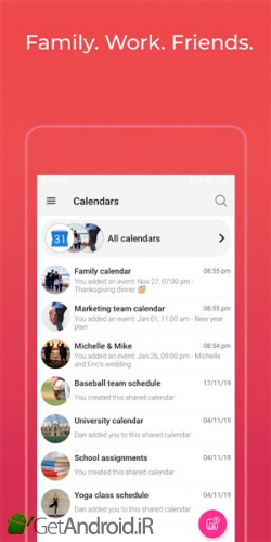دانلود بازی GroupCal Shared Calendar اندروید