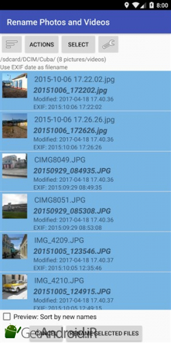 دانلود برنامه Rename Photos and Videos اندروید