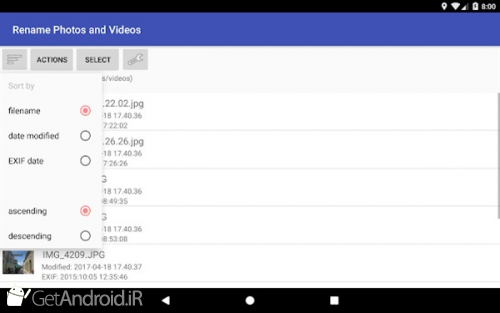 دانلود برنامه Rename Photos and Videos اندروید