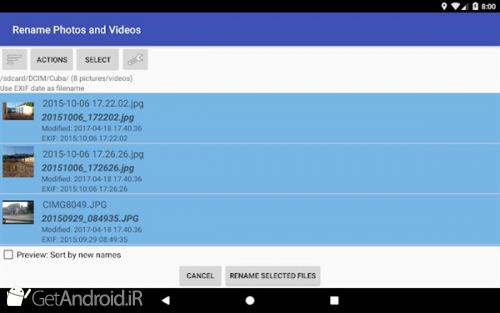 دانلود برنامه Rename Photos and Videos اندروید