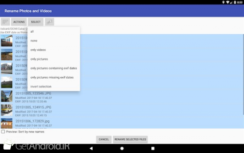 دانلود برنامه Rename Photos and Videos اندروید