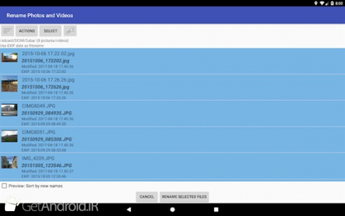 دانلود برنامه Rename Photos and Videos اندروید