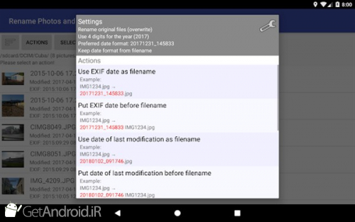 دانلود برنامه Rename Photos and Videos اندروید