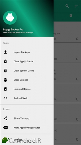 دانلود برنامه Buggy Backup Pro اندروید