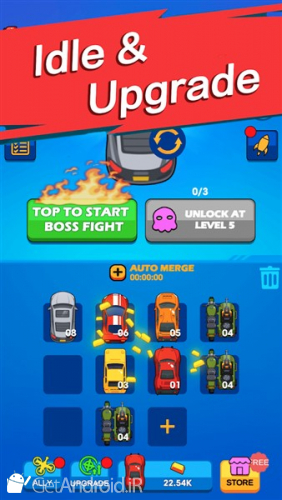 دانلود بازی Merge and Fight Chaos Racer اندروید