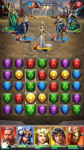 دانلود بازی MythWars and Puzzles: RPG Match 3 اندروید