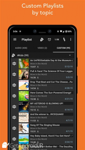 دانلود برنامه Podcast Addict اندروید