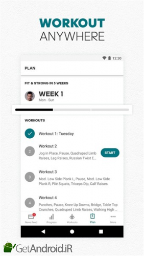 دانلود برنامه adidas Training by Runtastic اندروید