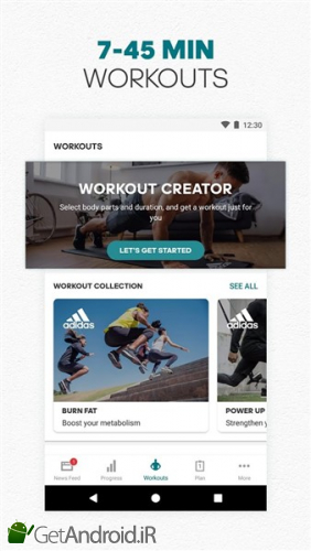 دانلود برنامه adidas Training by Runtastic اندروید