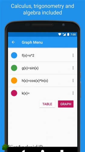 دانلود برنامه Graphing Calculator Algeo اندروید