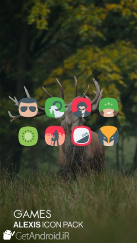 دانلود برنامه Alexis Icon Pack اندروید