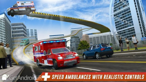 دانلود بازی Roof Jumping Ambulance Simulator اندروید
