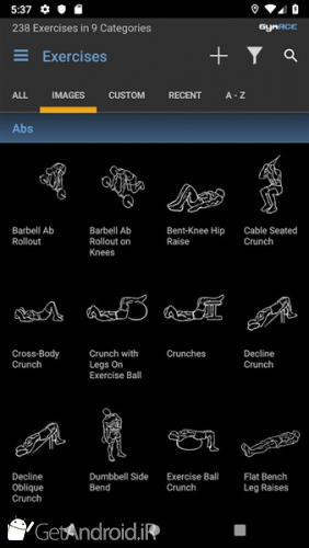 دانلود GymACE Pro: Workout Tracker & Body Log اندروید