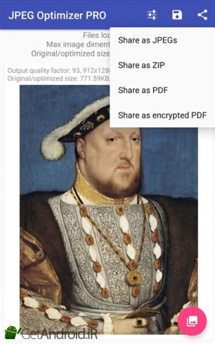 دانلود JPEG Optimizer PRO with PDF support اندروید