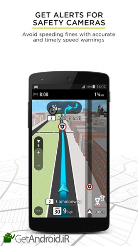 دانلود TomTom GPS Navigation - Live Traffic Alerts & Maps اندروید