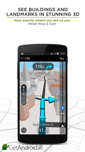 دانلود TomTom GPS Navigation - Live Traffic Alerts & Maps اندروید