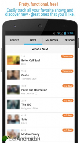 دانلود Next Episode - Track TV Shows, Movies & TV Series اندروید