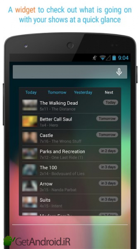 دانلود Next Episode - Track TV Shows, Movies & TV Series اندروید