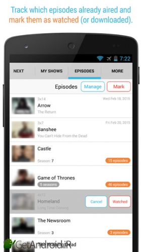 دانلود Next Episode - Track TV Shows, Movies & TV Series اندروید
