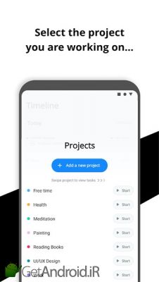 دانلود برنامه Boosted Productivity Time Tracker cover اندروید
