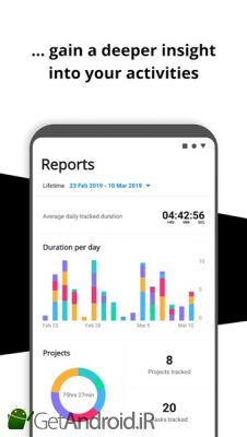 دانلود برنامه Boosted Productivity Time Tracker cover اندروید