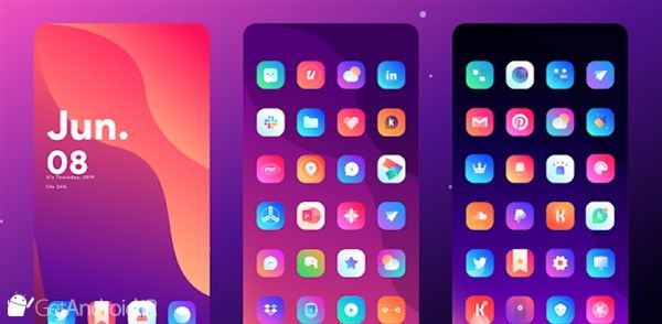 بازی Gladient Icon Pack اندروید