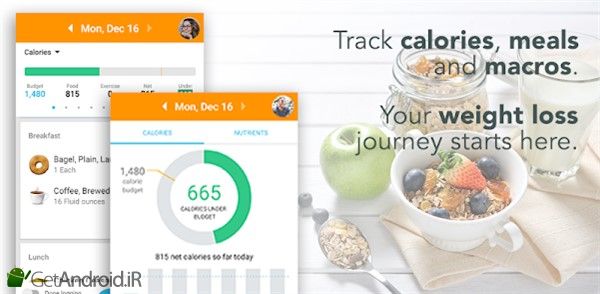 دانلود برنامه Calorie Counter by Lose It
