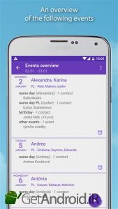 دانلود برنامه Name days Pro اندروید