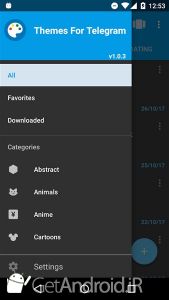 دانلود Themes for Telegram اندروید