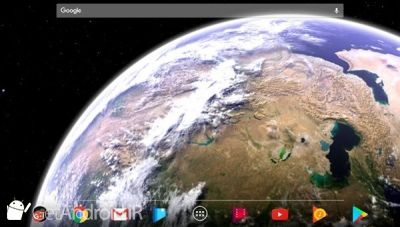 دانلود Earth & Moon in HD Gyro 3D Parallax Live Wallpaper اندروید